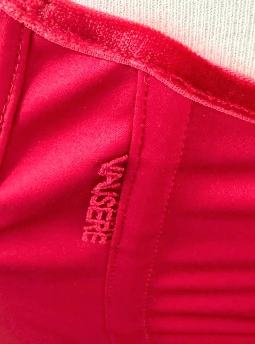 Sostén bustier Valisère rojo bordado nuevo con etiqueta talla M lencería elegante – photo 6